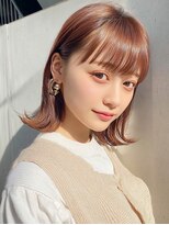 リュドール 名駅(Rue D'or)&nbsp;大人可愛い20代30代切りっぱなしボブミディアムレイヤーカット