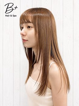 B＋【7月19日 NEW OPEN（予定）】の写真/《クセ毛のお悩み解消！》髪質やダメージレベルを見極めぴったりの髪質改善縮毛矯正をご提案◎