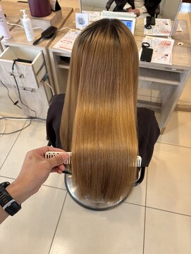 アース 天童店(HAIR&MAKE EARTH) 髪質改善ストレート