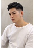 【LOE】メンズカット＿刈り上げ＿アップバングショート