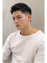 ロエ(LOE)&nbsp;【LOE】メンズカット＿刈り上げ＿アップバングショート