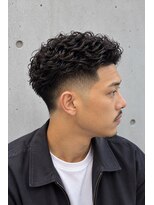 ORI. men’s hair by ENURE【オリ メンズヘア バイ エヌア】&nbsp;メンズ　極道パーマ　オールバック風セット