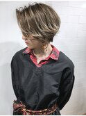 Laurel心斎橋○森拓也○外ハネショート#デザインカラー