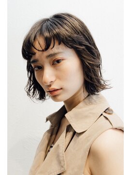 マウロア(MAULOA) 【MAULOA】外ハネリバース ミニマムボブ フロントパーマ 小顔