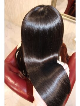 エデン トリートメントサロン 難波店(EDEN) こなれ感黒髪風☆ケアカラーグレーブラック☆ケアプロ導入店