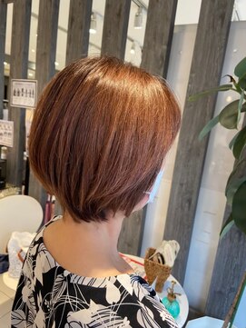 プログレス 小手指店(PROGRESS) 白髪ぼかしピンクブラウン/シアーカラー