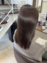 コアフィールフィス(COIFFURE fils) 《見附 今町》M3D ラベンダーカラー 艶ロング