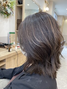 シオン(sion) ミィデアム/ソフトウルフ/グレージュ/20代/30代/40代/50代