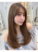 大人可愛い顔まわり　レイヤーカット　ワンカール　似合わせ#