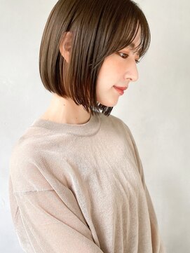 レクタ(RECTA) インナーグレージュマチルダボブ薄め前髪ミニボブ大人ボブ4