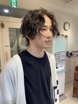 テトラ バイ ネオリーブ 横浜西口店(tetra by neolive)&nbsp;横浜★ウルフカット　ツイストスパイラル　メンズパーマ
