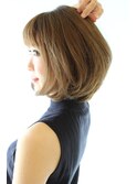 20代30代40代大人可愛いボブ　丸みが可愛いひし形ボブスタイル