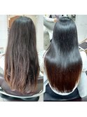 髪改縮毛矯正+最上級修復TR+cut《髪質改善守山美容室/縮毛矯正》