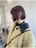 ボルドーヘアカラー