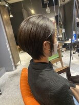 インス(ensue)&nbsp;"20代30代大人可愛い★小顔ボブ丸みショートカット