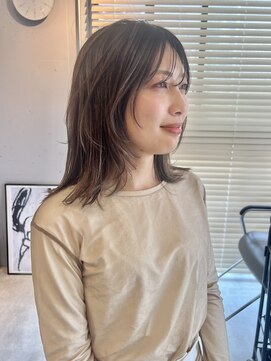 ワール(whirl.) シアーカラーハイライトカラー韓国ヘアセミディ