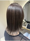 細目ハイライト×オリーブアッシュ