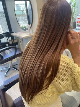 レイ(Lei) 【髪質改善】艶髪ロング　ベージュカラー　オリーブベージュ