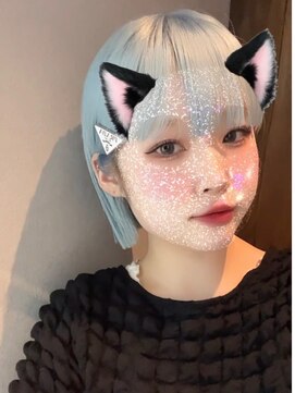 エミーバイモアムー(Emmie byMoremuu) 【アイリ】キキララカラークリアブルー