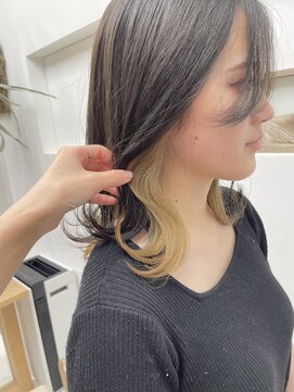 ハナサカヤヘアーサロン(hanasakaya hair salon) イヤリングカラー