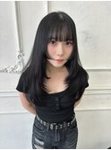 美髪暗髪姫カットロングレイヤー【広島/本通】