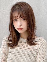 エトラ 渋谷店(etora) 前髪 ウェーブミディアム メルティーカラー 似合わせカット"