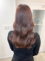 レア 表参道(L'ea)&nbsp;ミディアムヘア暗めカラーグランマッシュデザインカラー