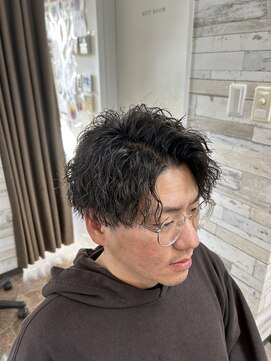 ハルクファースト 札幌(HRK 1st.) メンズ/眉毛/ニュアンスパーマ/ブリーチ/パーマ/メンズカット