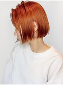 チェリーブラウン/ミニウルフ/デジタルパーマ[溝の口］