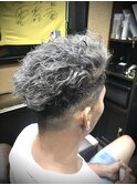 シルバーカラー　ハイトーンカラー　ホワイトカラー　池袋