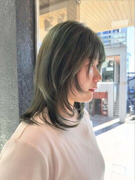 ジュール 金沢(Joule) レイヤーカット/オリーブグレージュ