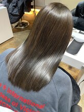 カミラボ(KAMI LABO) オリーブベージュ 縮毛矯正 髪質改善美髪ストレート 暗めカラー