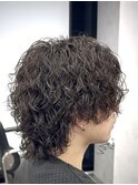 MEN’S HAIR/サーフカール/刈り上げセンターパート