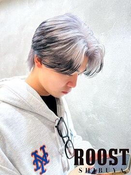 ルースト 渋谷店(ROOST) MEN’S HAIR/デザインカラー/センターパート/髪質改善/渋谷