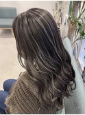 ハイライト/ハッシュカット/クラゲヘアー/黒髪カタログ/一宮