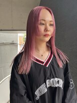 アルカナ 明治神宮前原宿(ARCANA)&nbsp;ピンクカラー　ペールピンク　姫カット　サーモンピンク