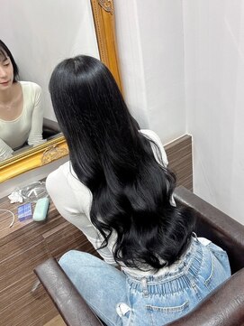 リップ 大阪本店(LIP) 【レミー100%最高級人毛/ロング】シールエクステ80枚