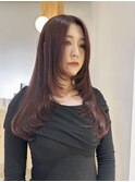 【NEELU_misa】レイヤーカット ピンクブラウン