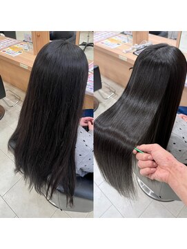 サラ 山口店(SARA) 髪質改善ストレート/髪にドラマを/髪質改善縮毛矯正/ツヤ髪