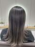 【しっとりまとまる】カット+透明感カラー+内部補修トリートメント￥9500