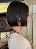 切りっぱなしミニボブ