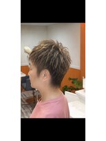 サンルレックス(SUN LUREX)&nbsp;くせ毛を活かす！部分縮毛矯正×ミルクティーメッシュ