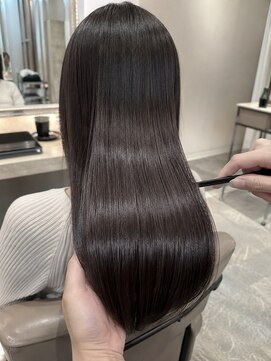テーラヘアー 我孫子店(TELA HAIR) 《美髪見え◎》ダークブラウンの艶さらロング