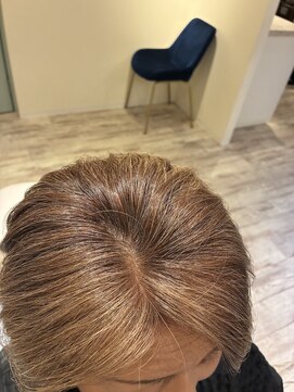 hair＆relax salon UMI 白髪ぼかしカラー