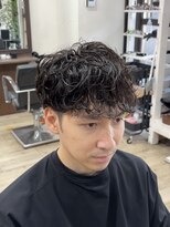アイヴィー 池袋(IVY)&nbsp;無造作に決まるシャドウパーママッシュ[池袋/メンズサロン]