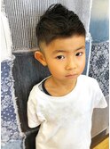 【大人気♪】お洒落キッズカット☆刈り上げモヒカン風スタイル♪