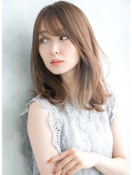 フレーム ヘア ルーム 天王寺駅前店(FRAME hair room) 【フレーム/全席個室サロン】大人可愛いミディアムヘア