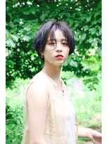 オーイット(ooit)&nbsp;＊ナチュラルショートヘア×暗髪アッシュカラー＊