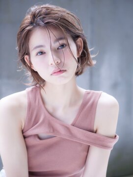 リベルテ(LIBERTE) Liberte銀座 大人可愛い小顔ショート×ラベンダーベージュ