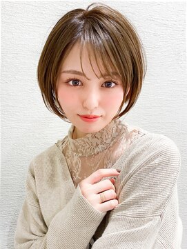 ラルユー 金山(LallYou) 大人かわいい/ショートボブ/小顔ショート/艶カラー/20代30代40代